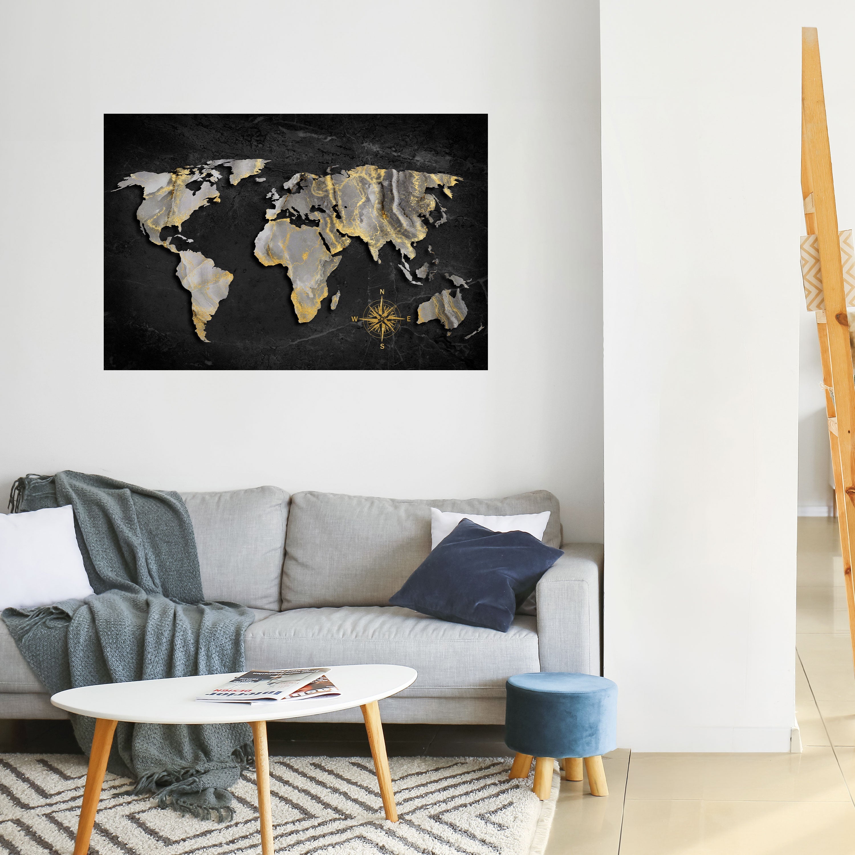 ELEGANT WORLDWIDE Poster Horizontal Autocolante