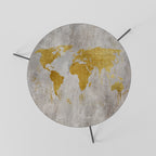 METALLIC WORLDVIEW MAP Mesa de Centro 60