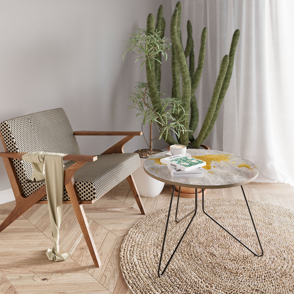 METALLIC WORLDVIEW MAP Mesa de Centro 69