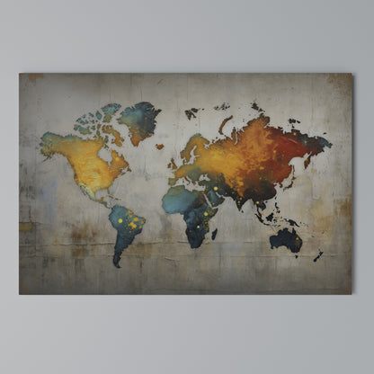 GLOBAL HUES EXPLORED Horizontal Canvas Print