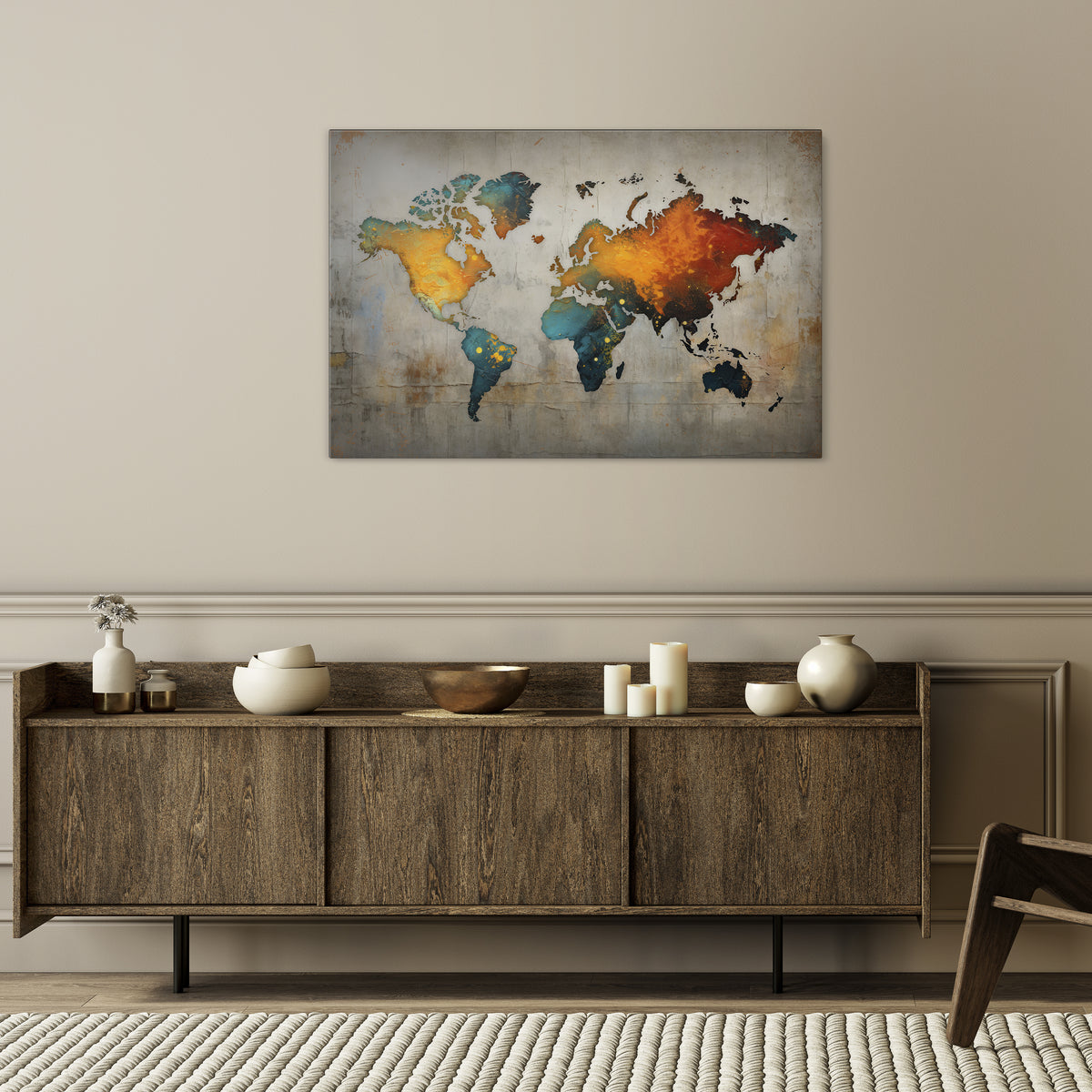 GLOBAL HUES EXPLORED Horizontal Canvas Print