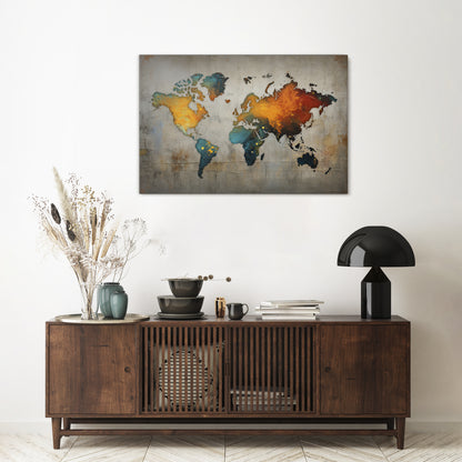GLOBAL HUES EXPLORED Horizontal Canvas Print