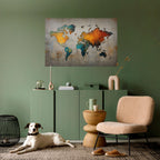 GLOBAL HUES EXPLORED Peel and Stick Horizontal Poster