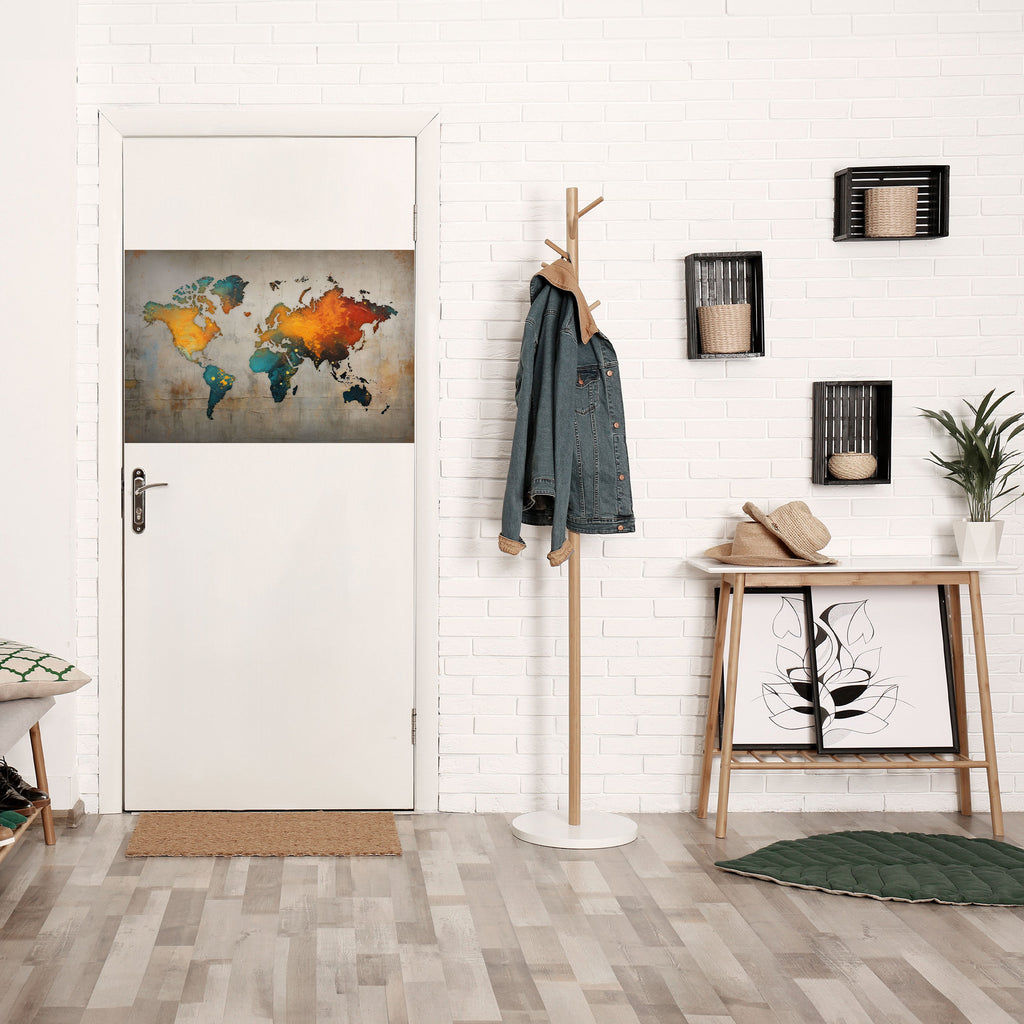 GLOBAL HUES EXPLORED Peel and Stick Horizontal Poster