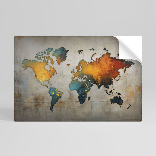 GLOBAL HUES EXPLORED Póster Autocolante Horizontal