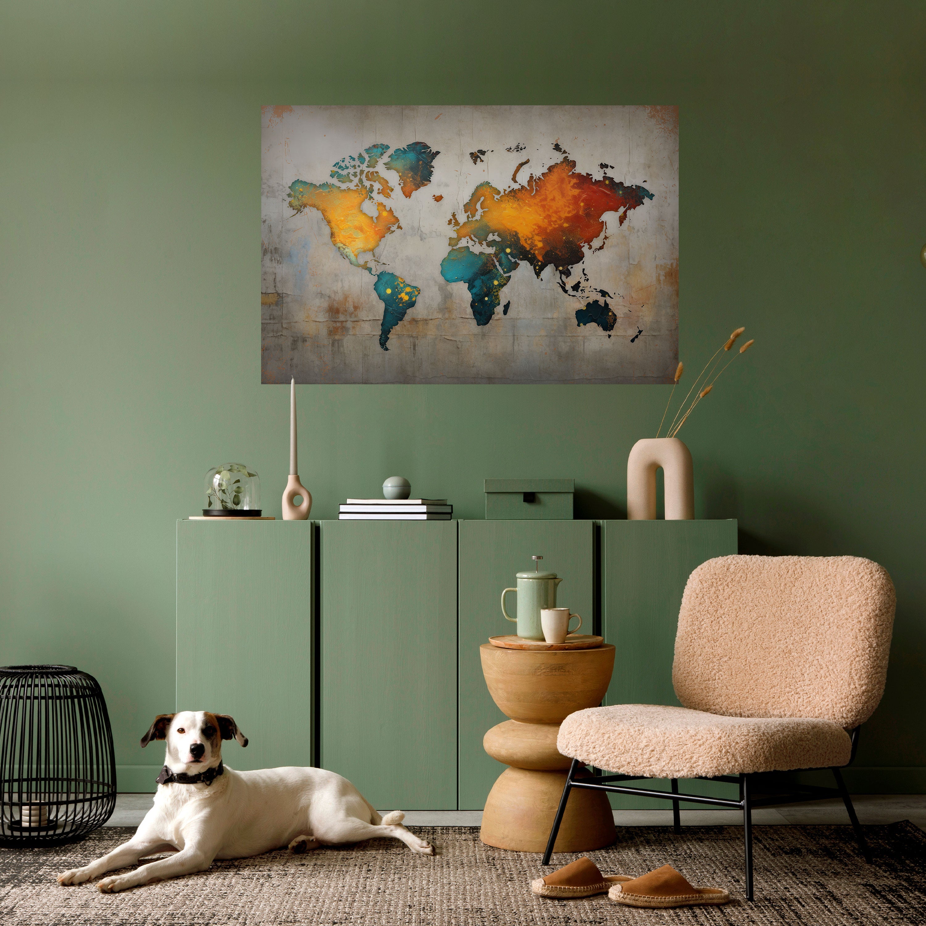 GLOBAL HUES EXPLORED Peel and Stick Horizontal Poster