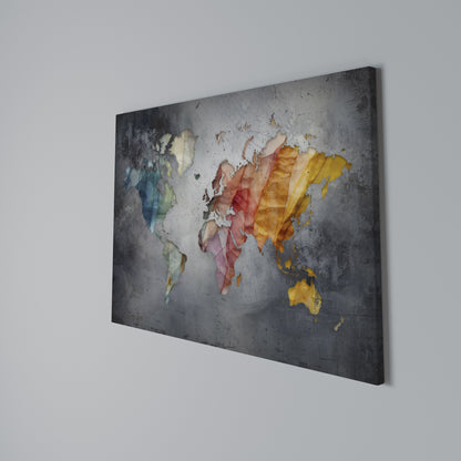 HARMONIOUS EARTH TONES Horizontal Canvas Print