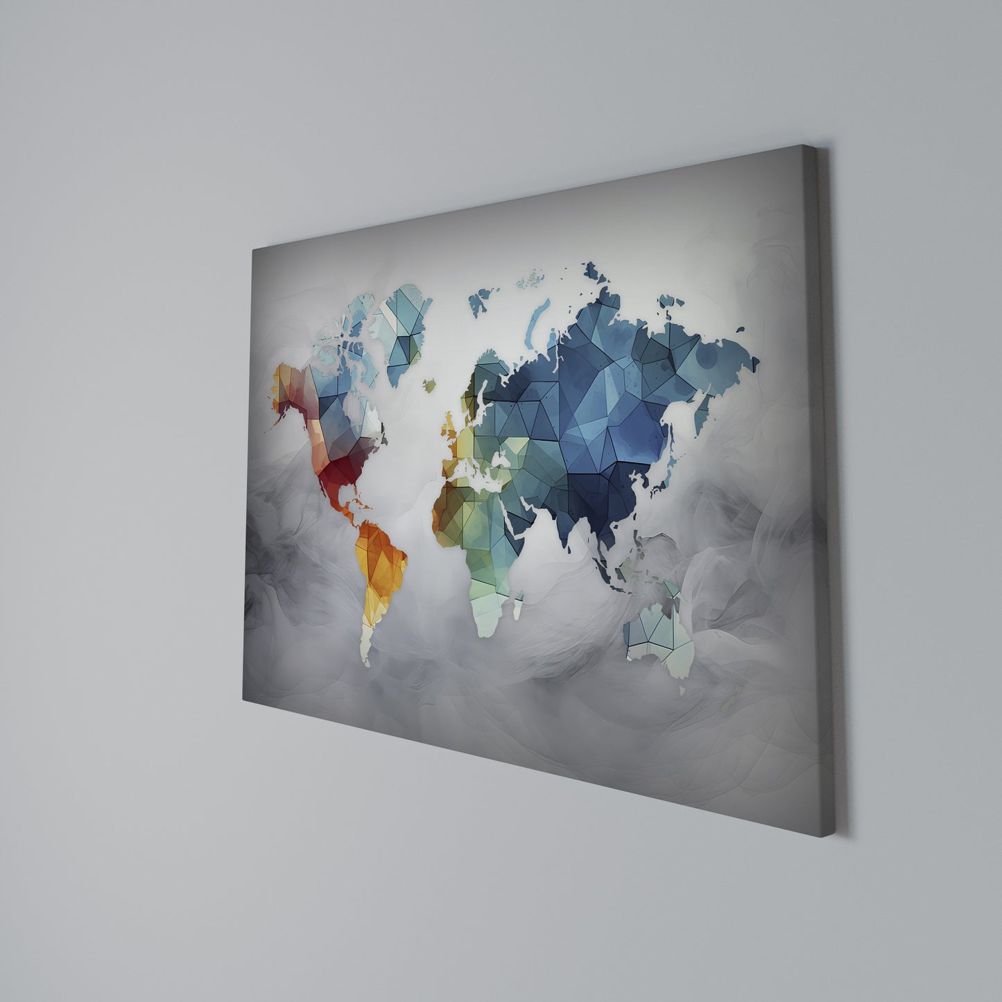 FACETED WORLDVIEW Horizontal Canvas Print