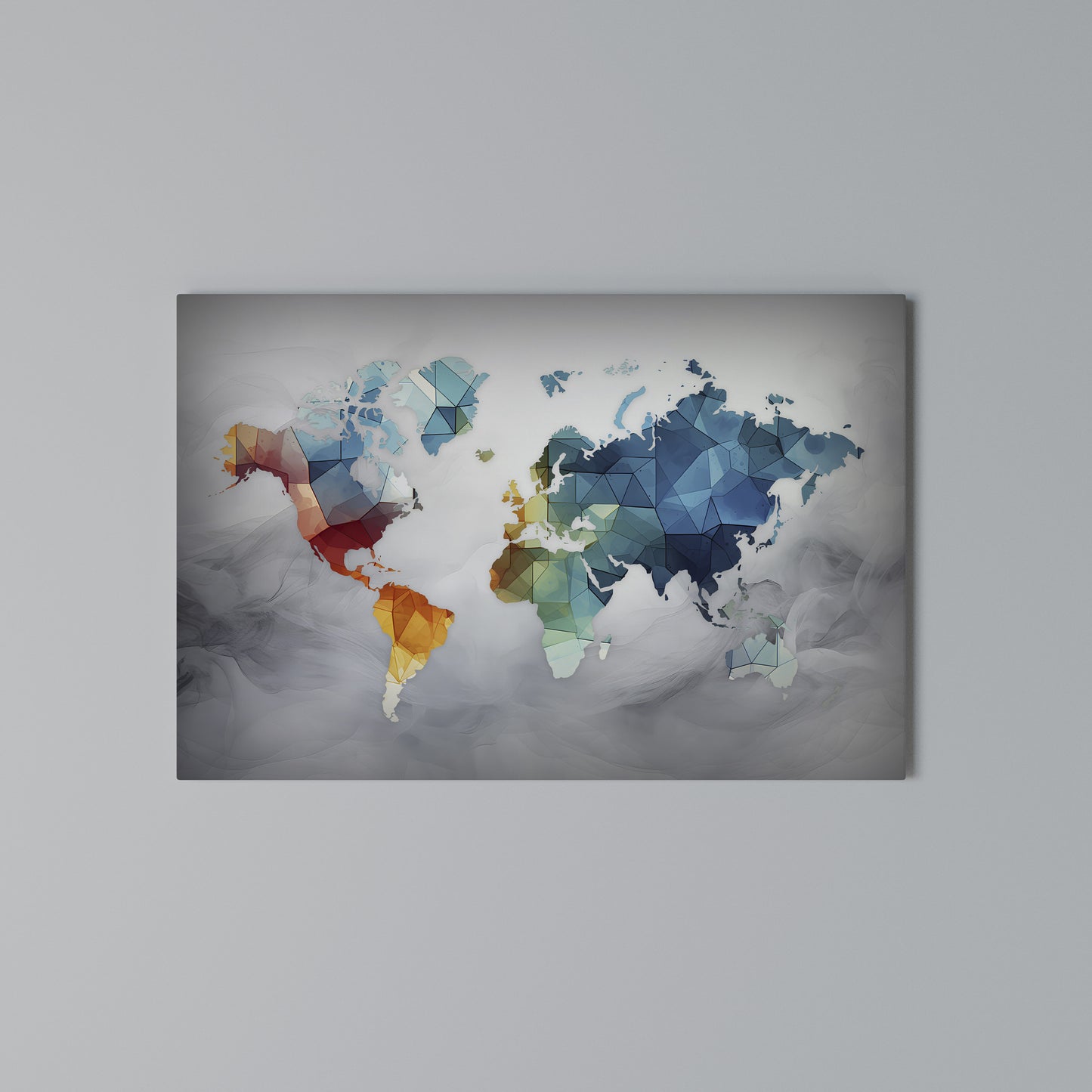 FACETED WORLDVIEW Horizontal Canvas Print