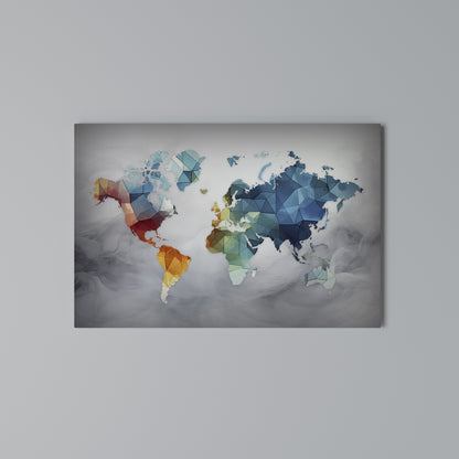 FACETED WORLDVIEW Horizontal Canvas Print