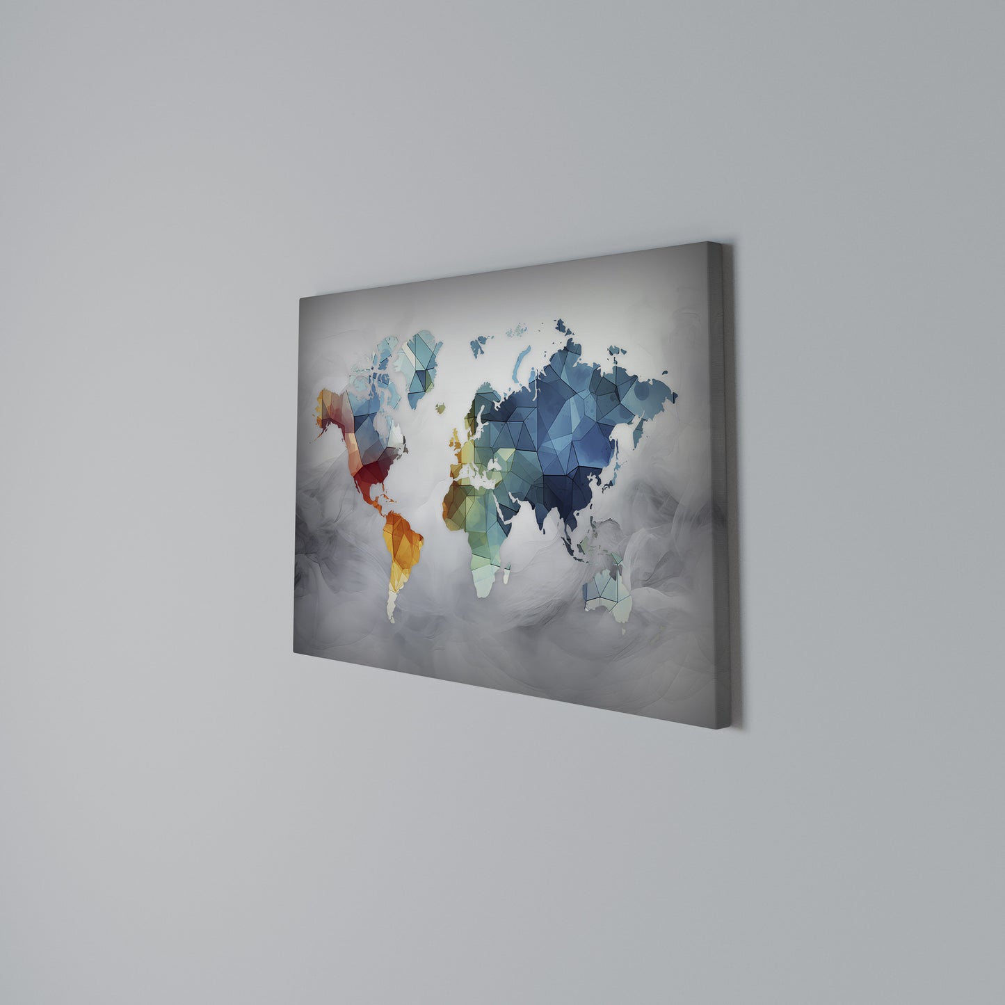 FACETED WORLDVIEW Horizontal Canvas Print