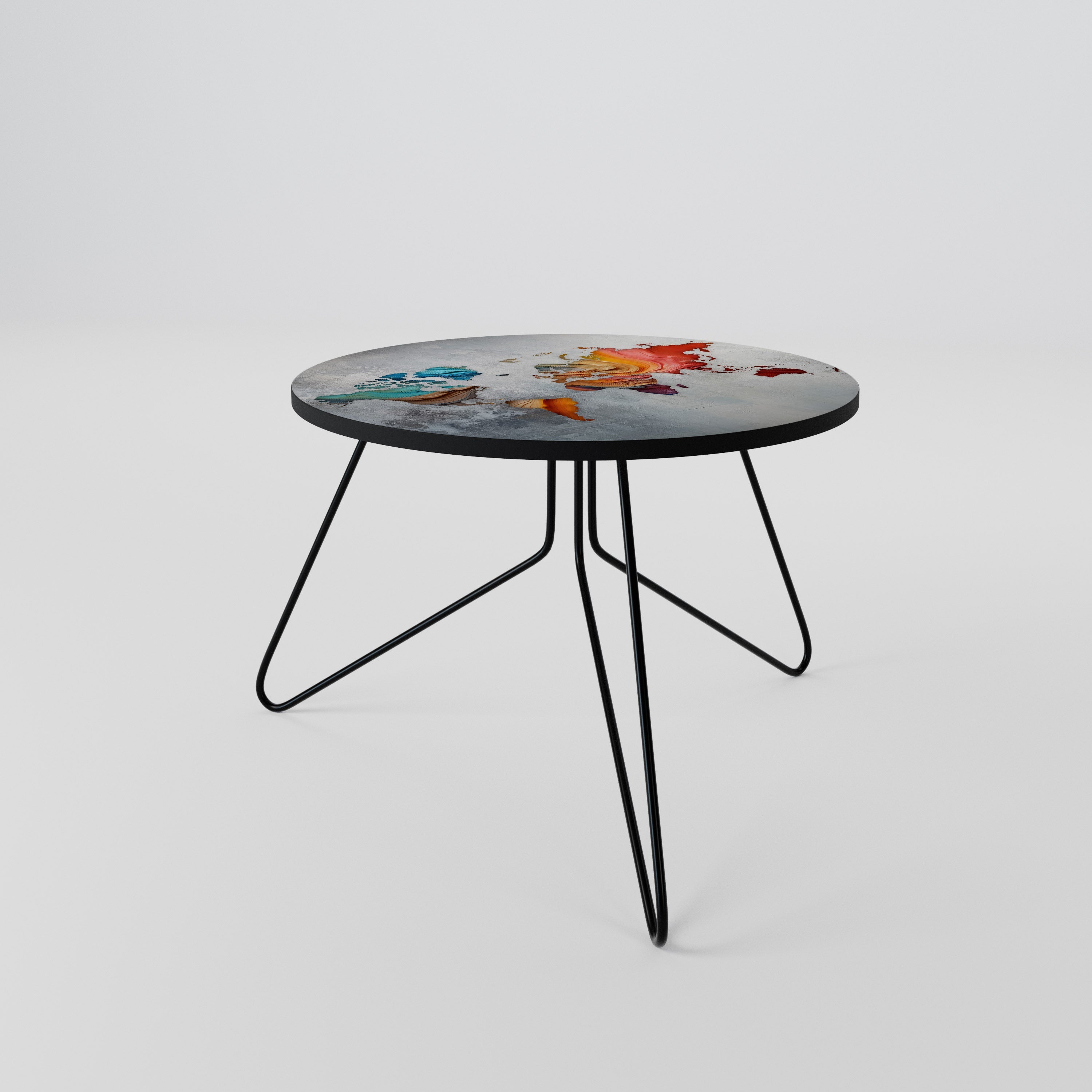 PAINTED CONTINENTS Mesa de Centro 60