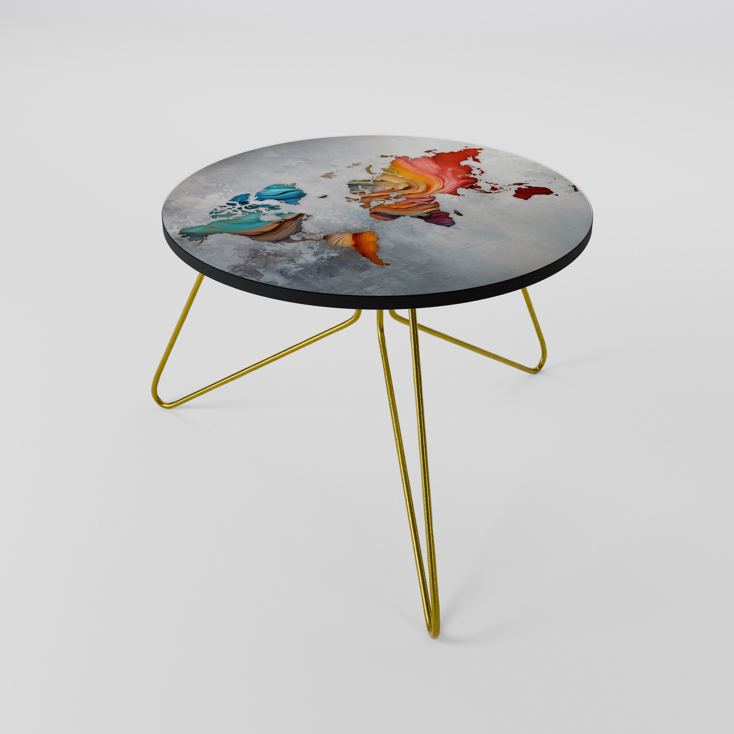 PAINTED CONTINENTS Mesa de Centro 60