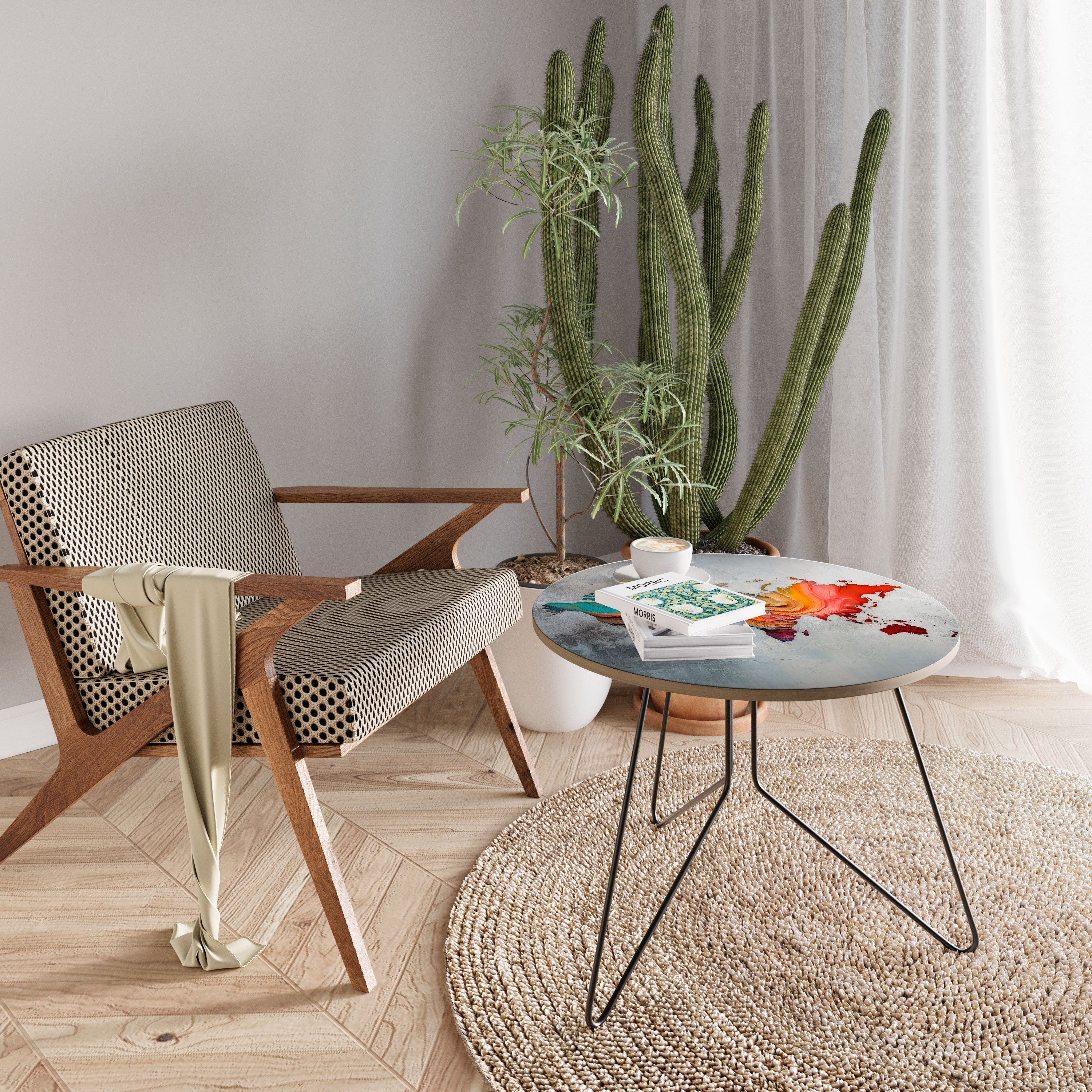 PAINTED CONTINENTS Mesa de Centro 69