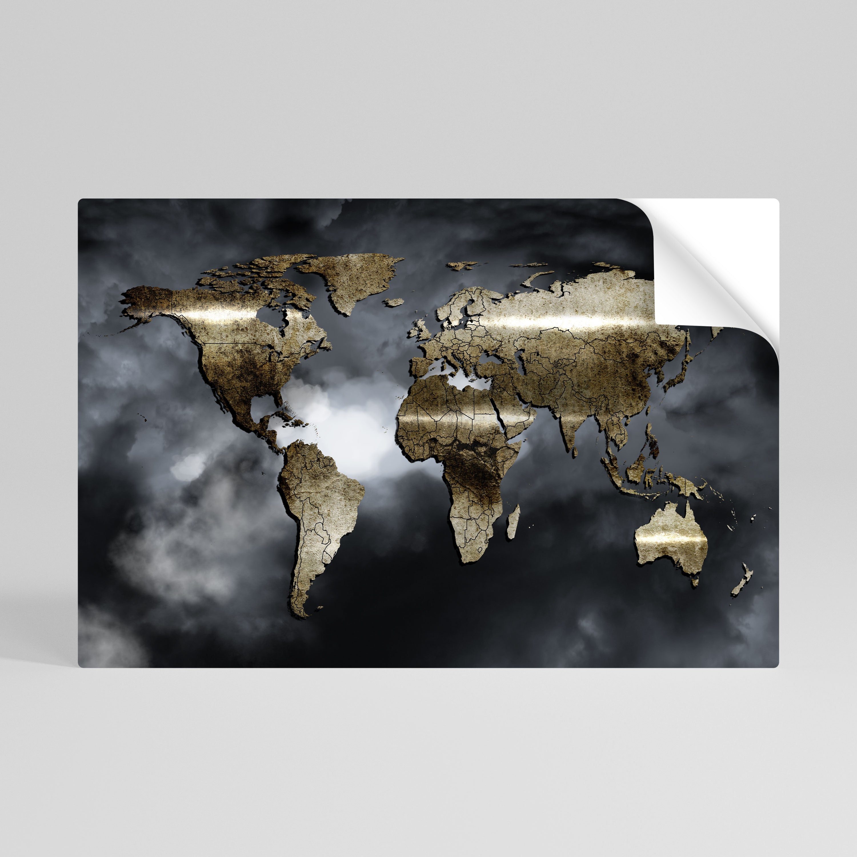 GOLDEN EARTH REVERIE Póster Autocolante Horizontal