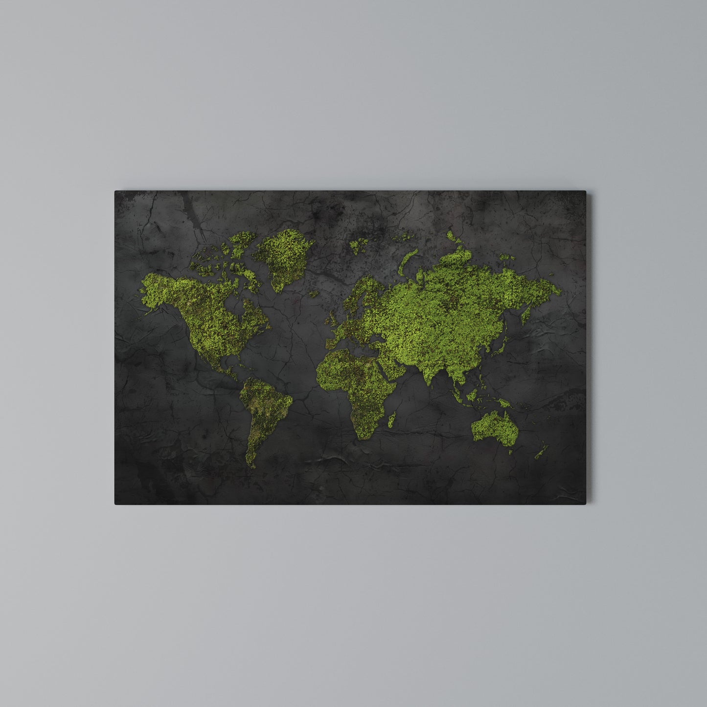 GREENER LANDS EMBRACED Horizontal Canvas Print