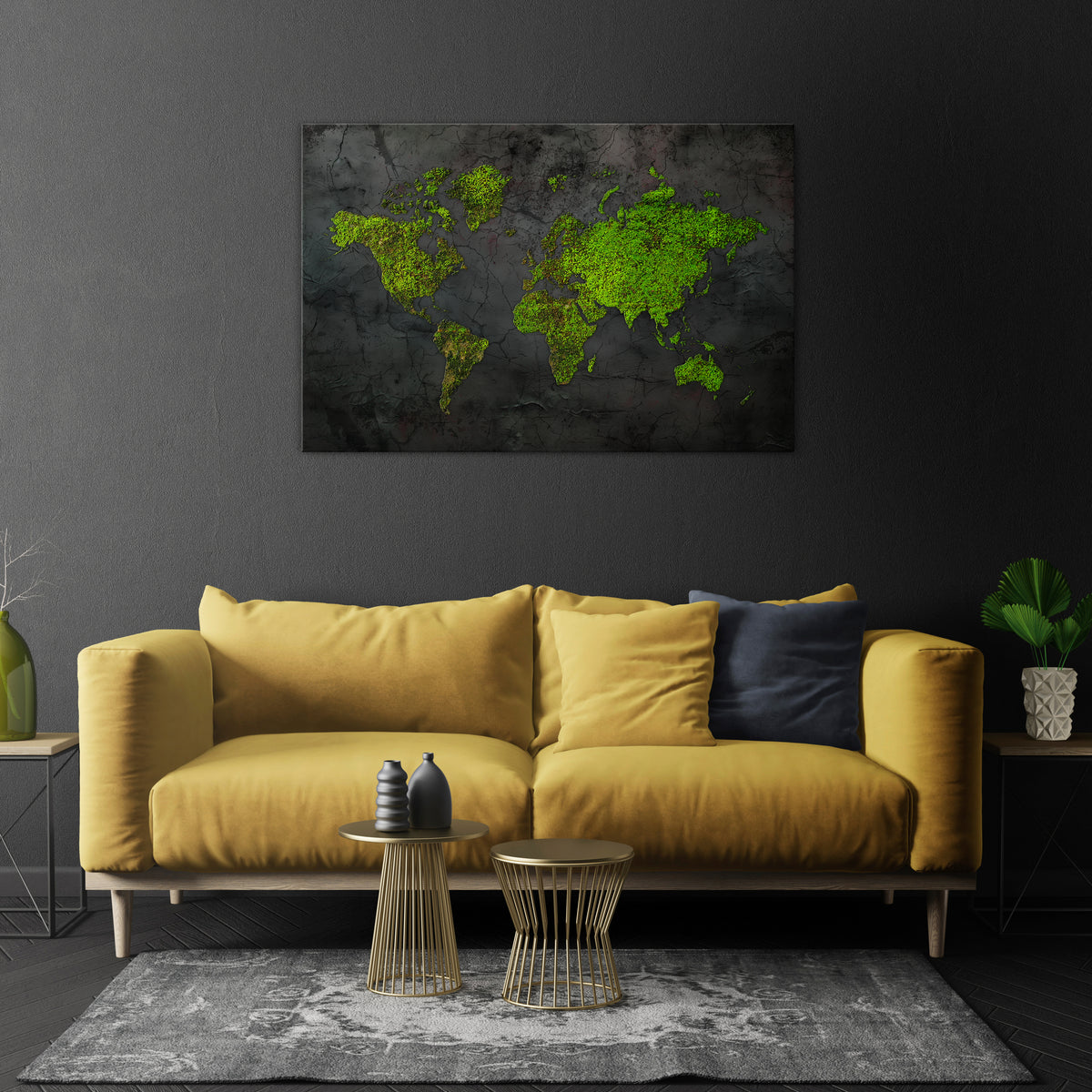 GREENER LANDS EMBRACED Horizontal Canvas Print