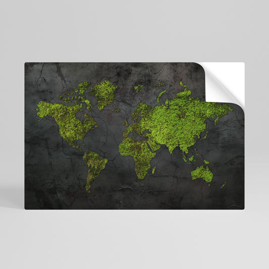 GREENER LANDS EMBRACED Póster Autocolante Horizontal