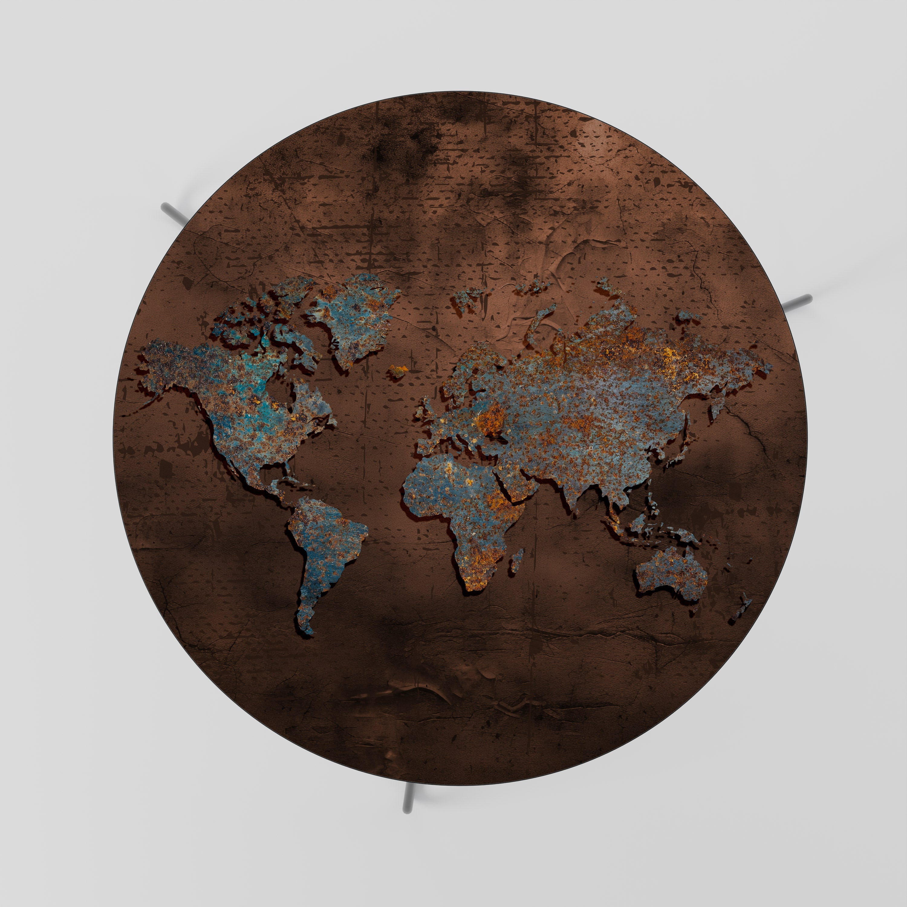 METALLIC MAP OF MEMORIES Mesa de Centro 69