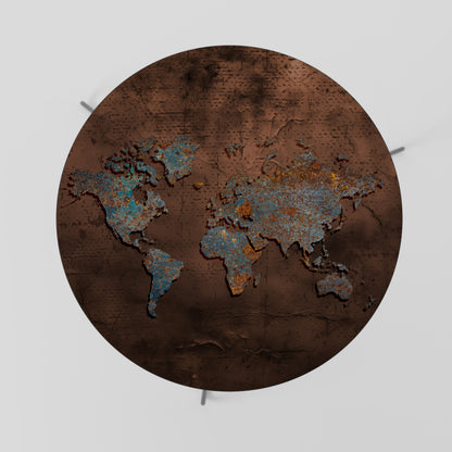 METALLIC MAP OF MEMORIES Mesa de Centro