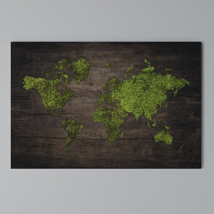 GREEN EARTH VISION Horizontal Canvas Print