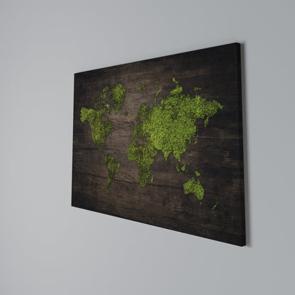GREEN EARTH VISION Horizontal Canvas Print