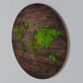 GREEN EARTH VISION Round Wall Art