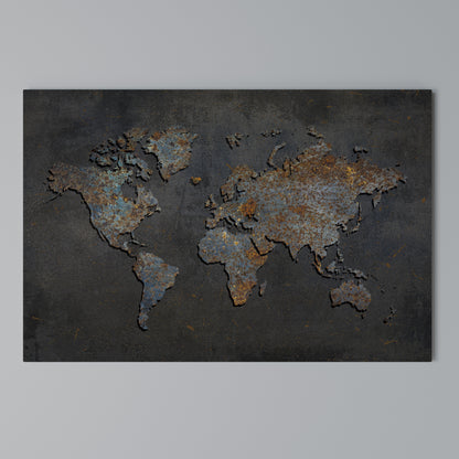 TIMEWORN TOPOGRAPHY Horizontal Canvas Print