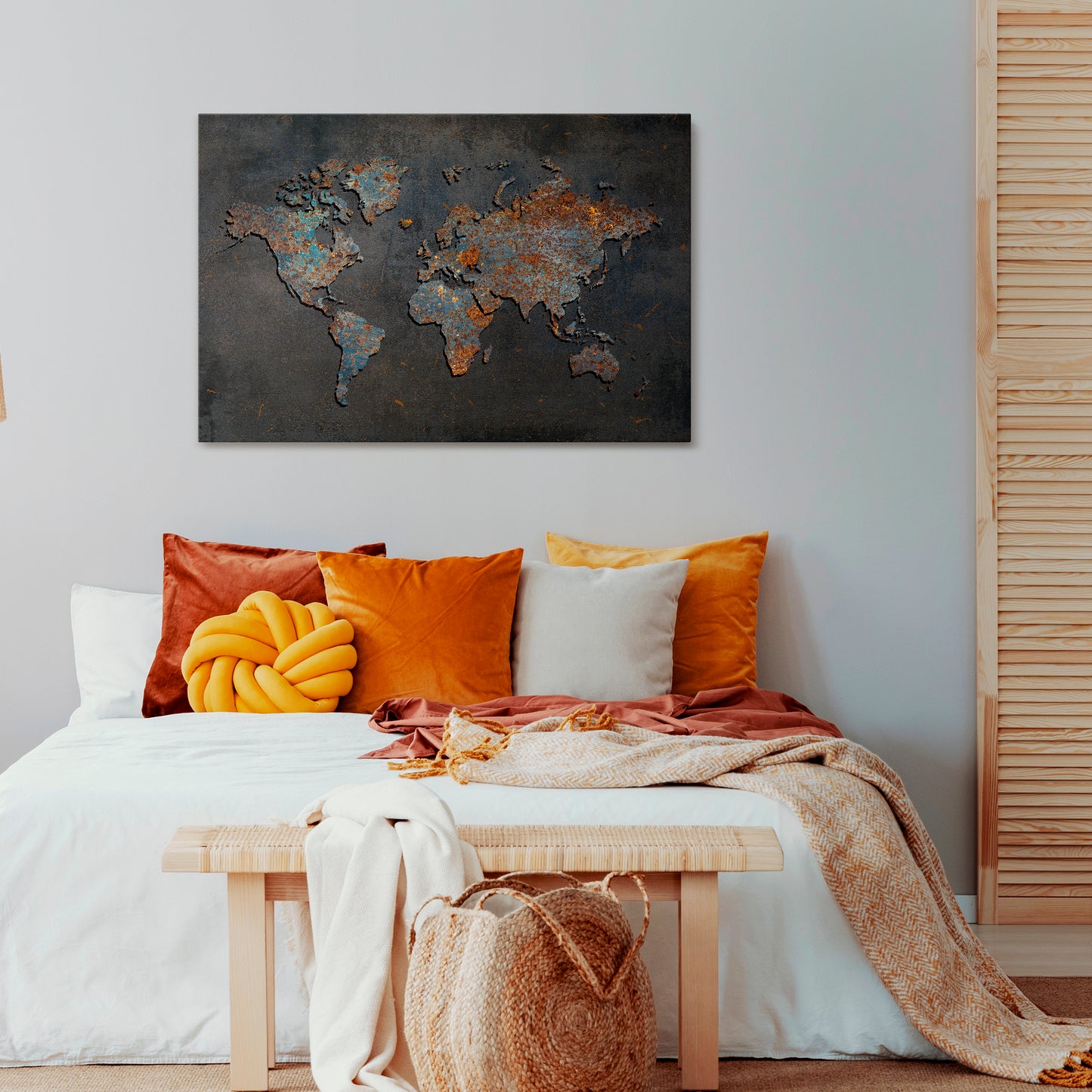 TIMEWORN TOPOGRAPHY Horizontal Canvas Print