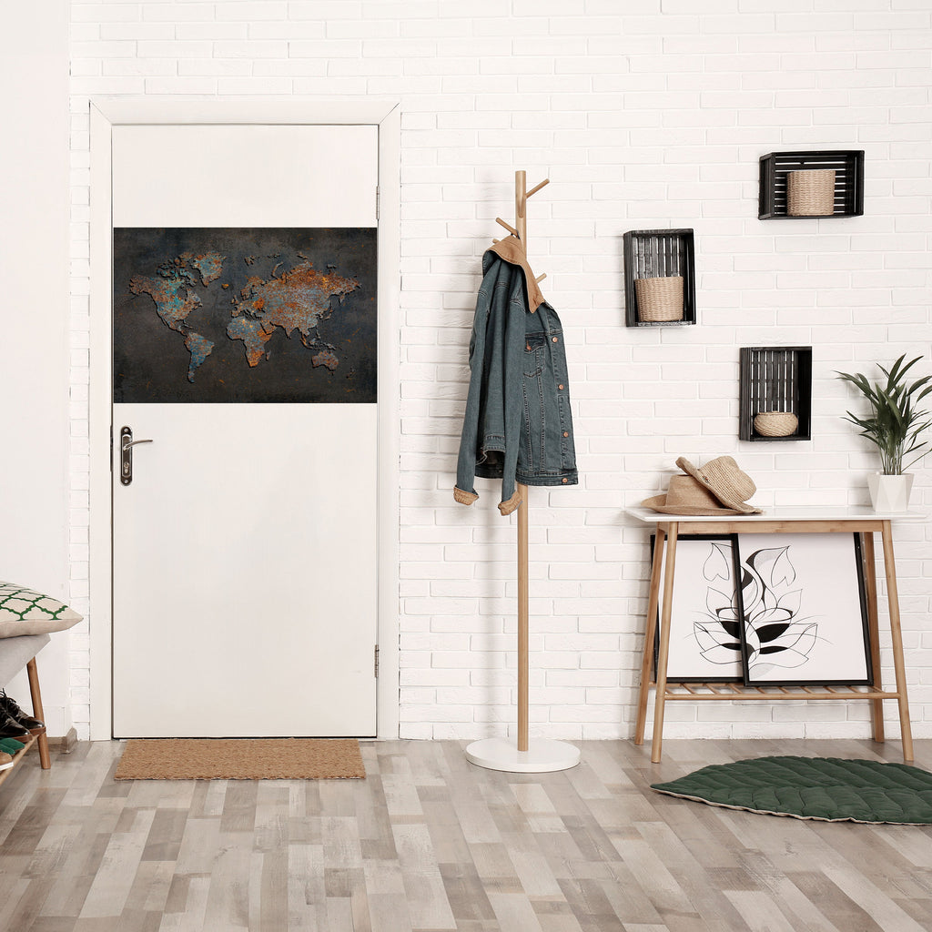 TIMEWORN TOPOGRAPHY Peel and Stick Horizontal Poster