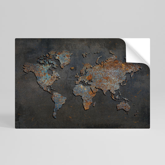 TIMEWORN TOPOGRAPHY Póster Autocolante Horizontal