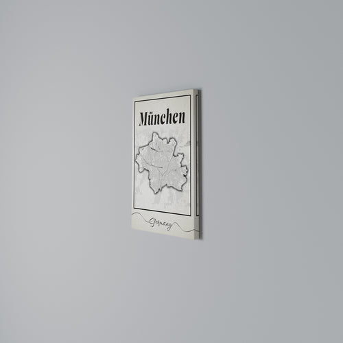MONOCHROME MÜNCHEN Vertical Canvas Print