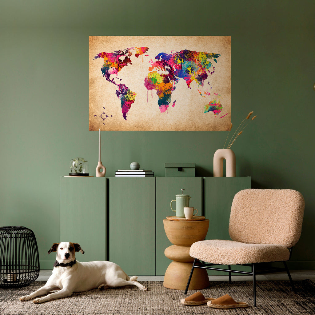 VIBRANT EARTHSCAPE Peel and Stick Horizontal Poster
