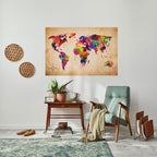 VIBRANT EARTHSCAPE Peel and Stick Horizontal Poster