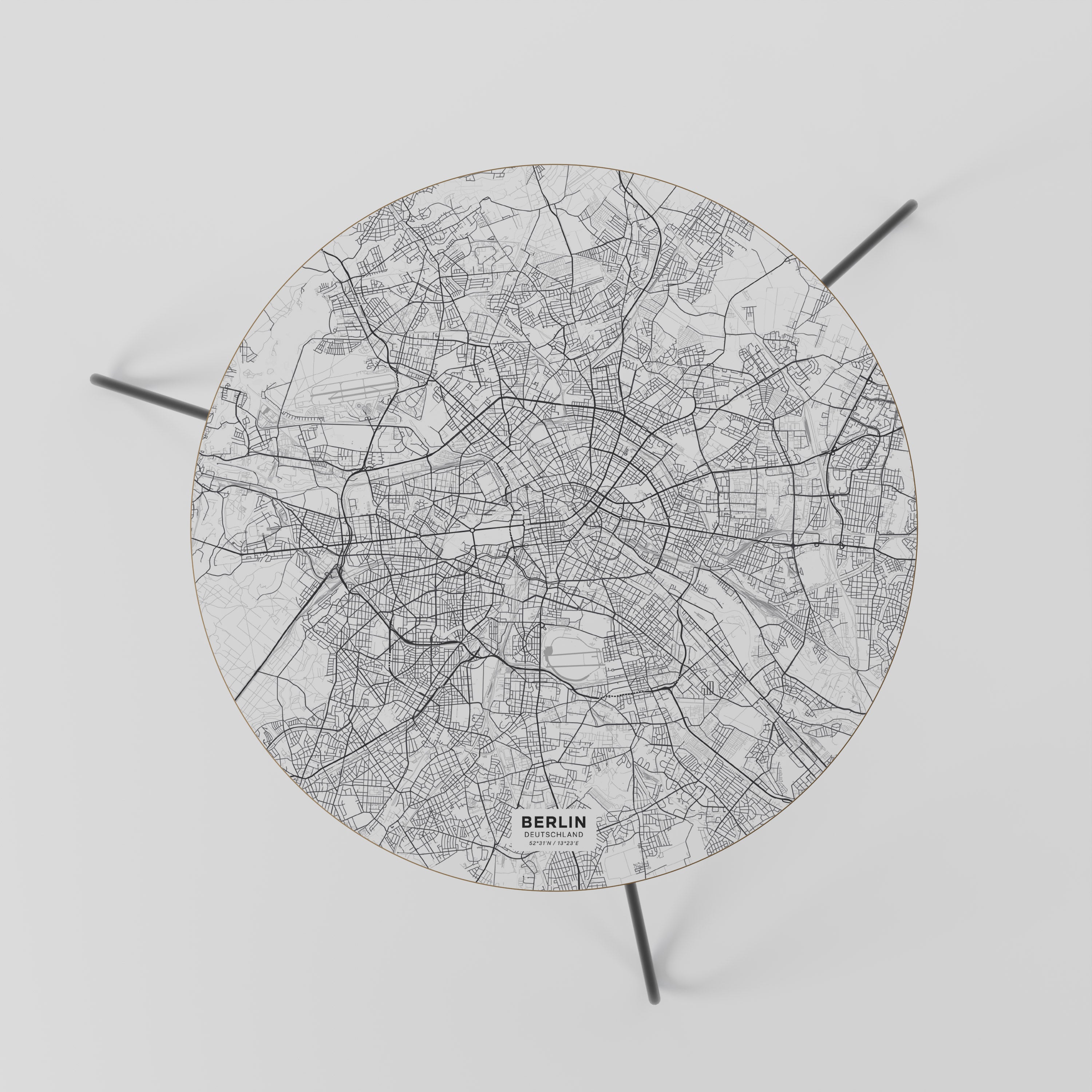 BERLIN PLAN Mesa de Centro 60