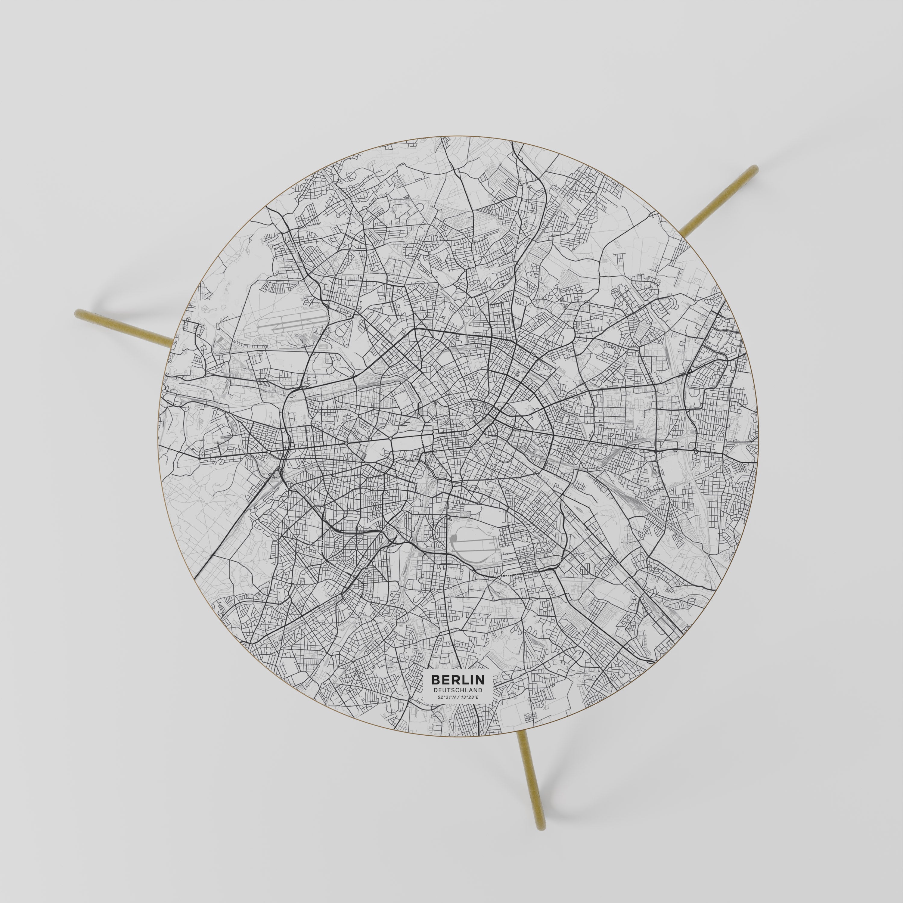 BERLIN PLAN Mesa de Centro 60