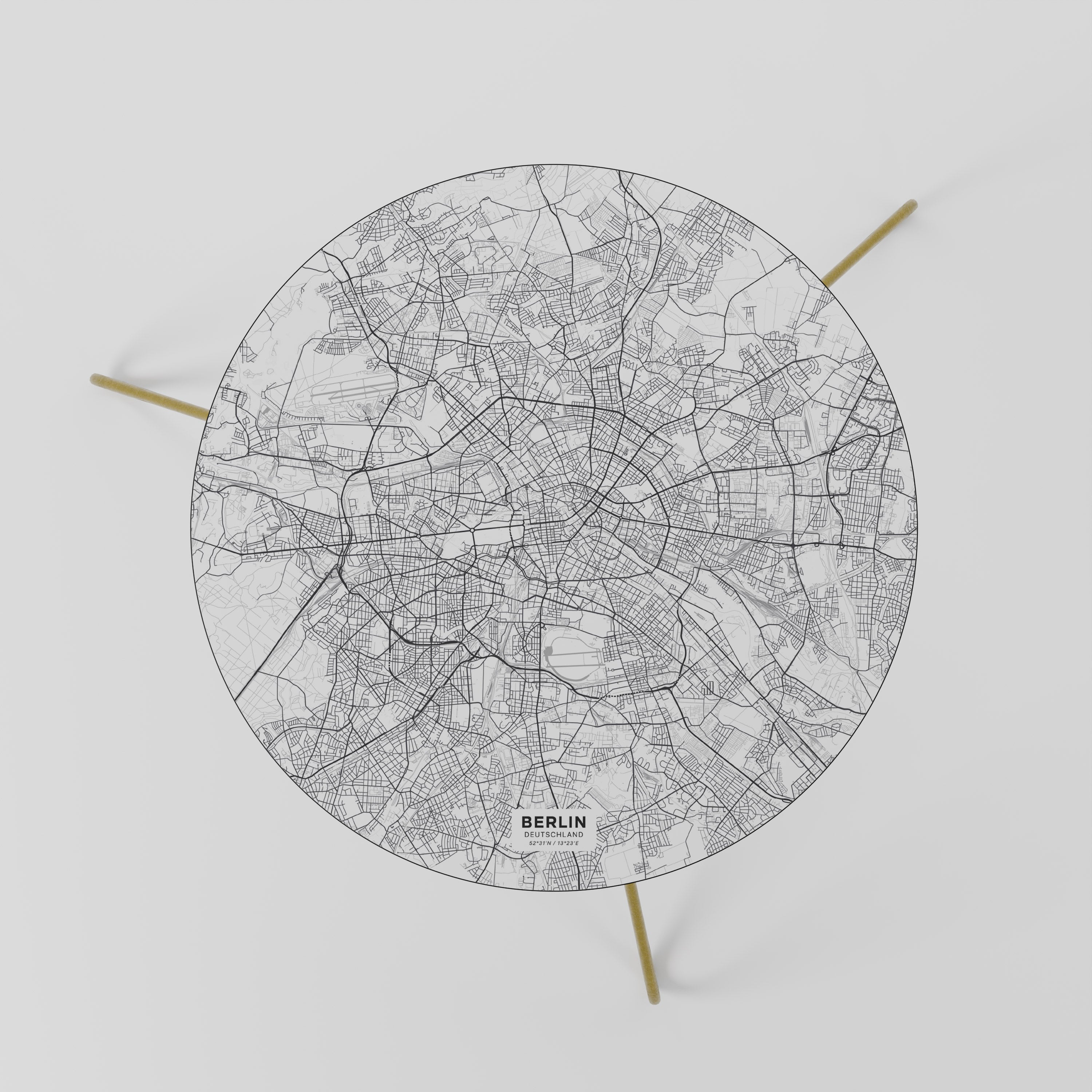 BERLIN PLAN Mesa de Centro 60