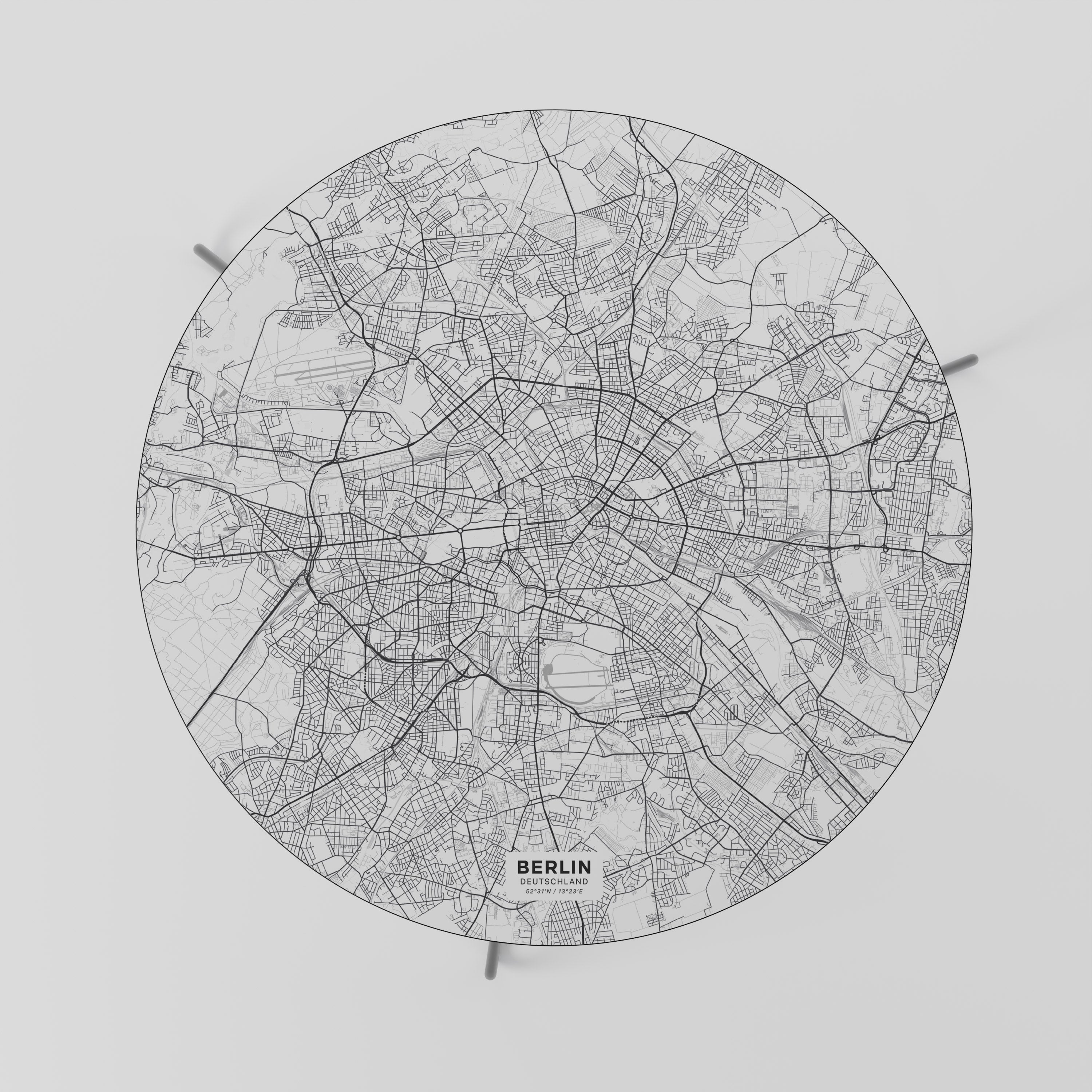 BERLIN PLAN Mesa de Centro 69