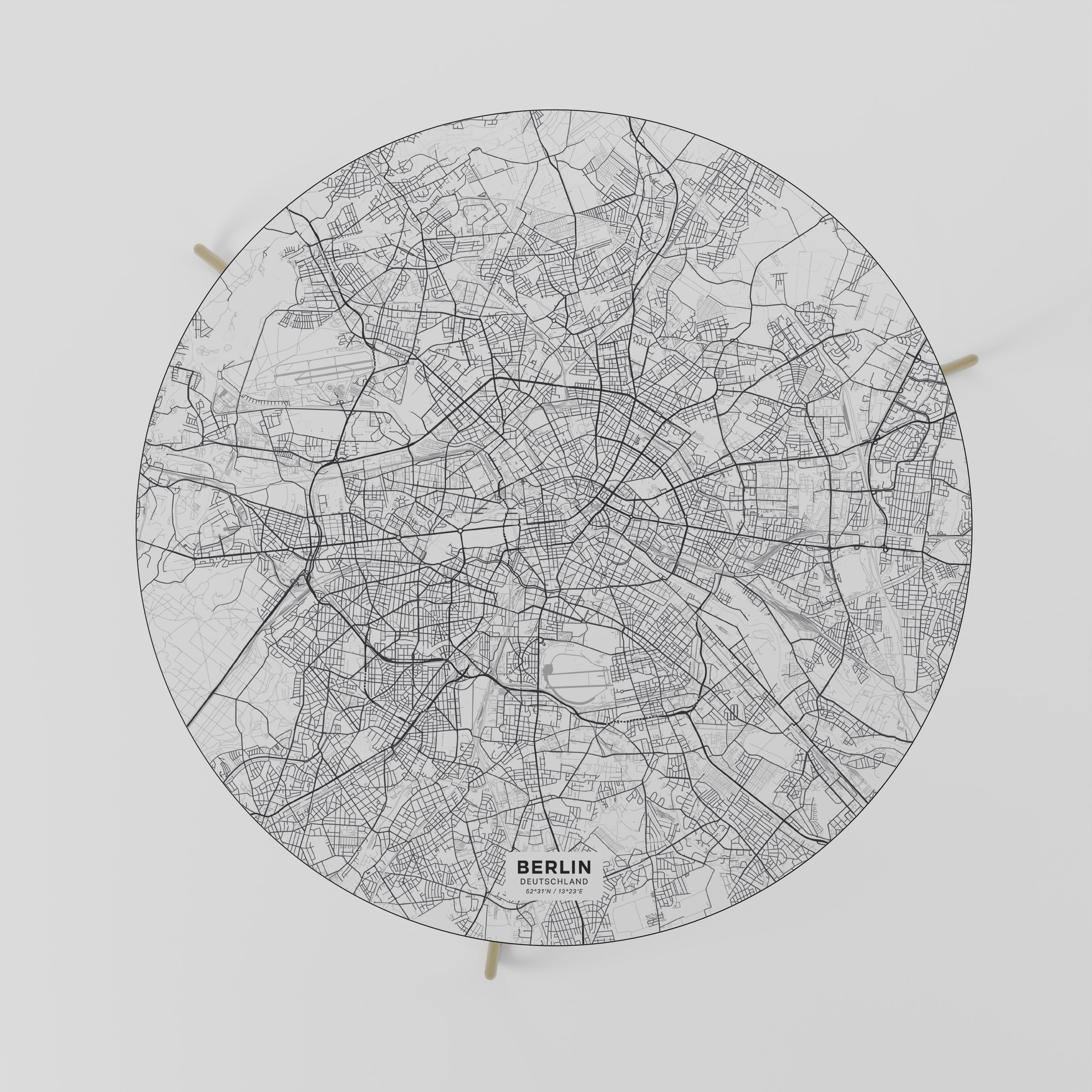 BERLIN PLAN Mesa de Centro 69