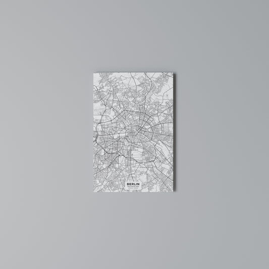 BERLIN PLAN Quadro em tela vertical