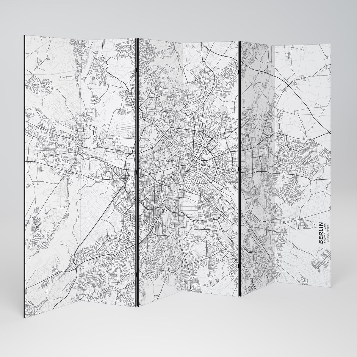 BERLIN PLAN Biombo de 6 Painéis
