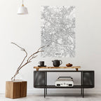 BERLIN PLAN Poster Vertical Autocolante