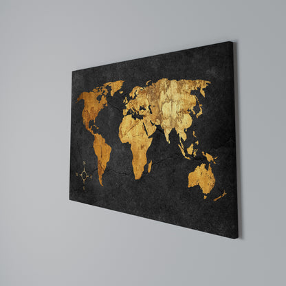 GOLDEN GLOBE ILLUSION Horizontal Canvas Print