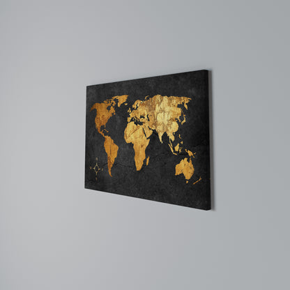 GOLDEN GLOBE ILLUSION Horizontal Canvas Print