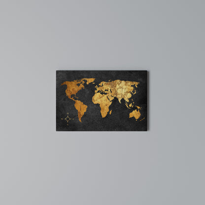 GOLDEN GLOBE ILLUSION Horizontal Canvas Print