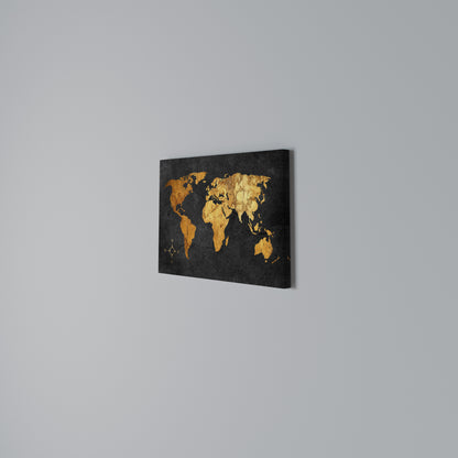 GOLDEN GLOBE ILLUSION Horizontal Canvas Print