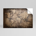 VINTAGE WORLD CHRONICLE Póster Autocolante Horizontal