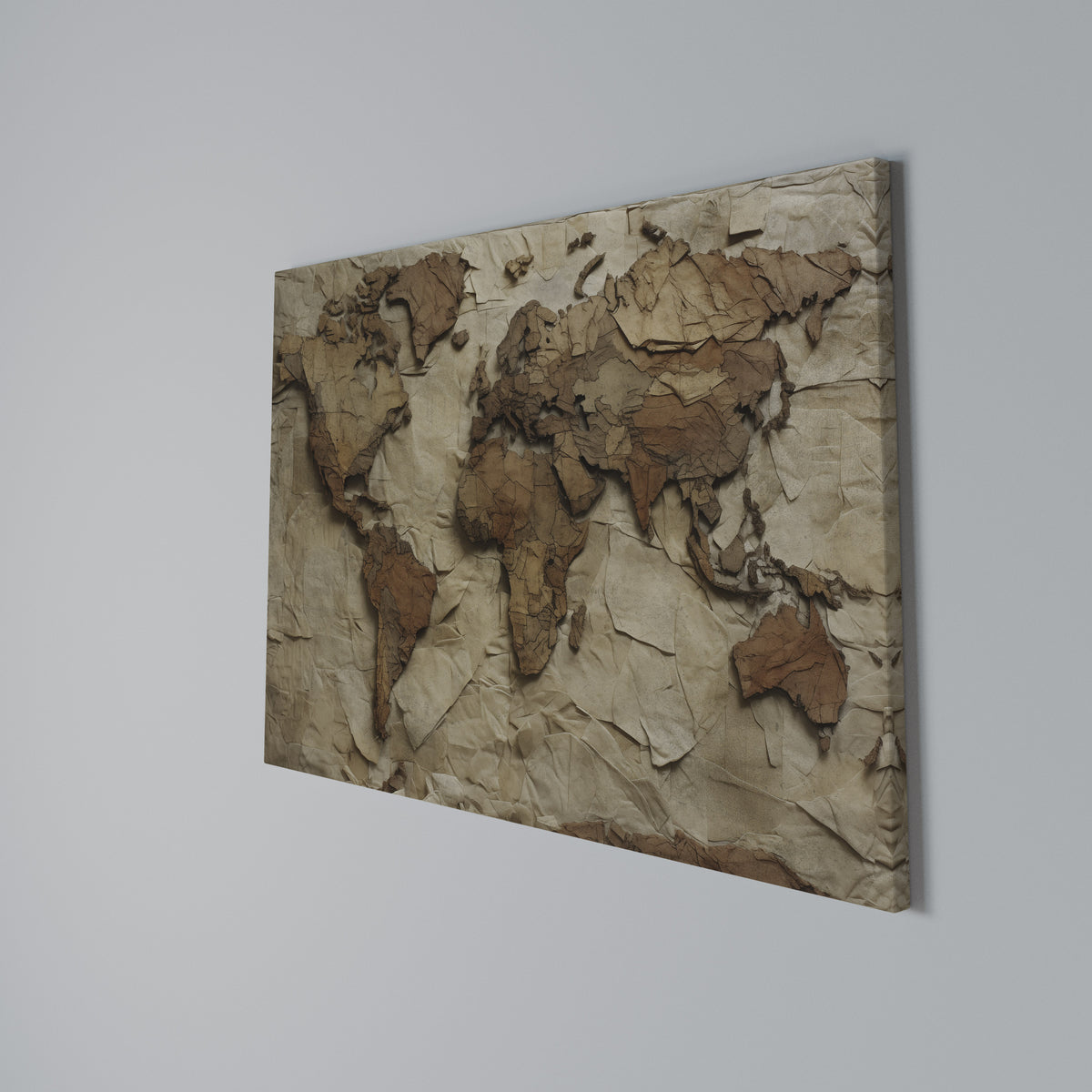 PAPERY PLANET LANDSCAPE Horizontal Canvas Print