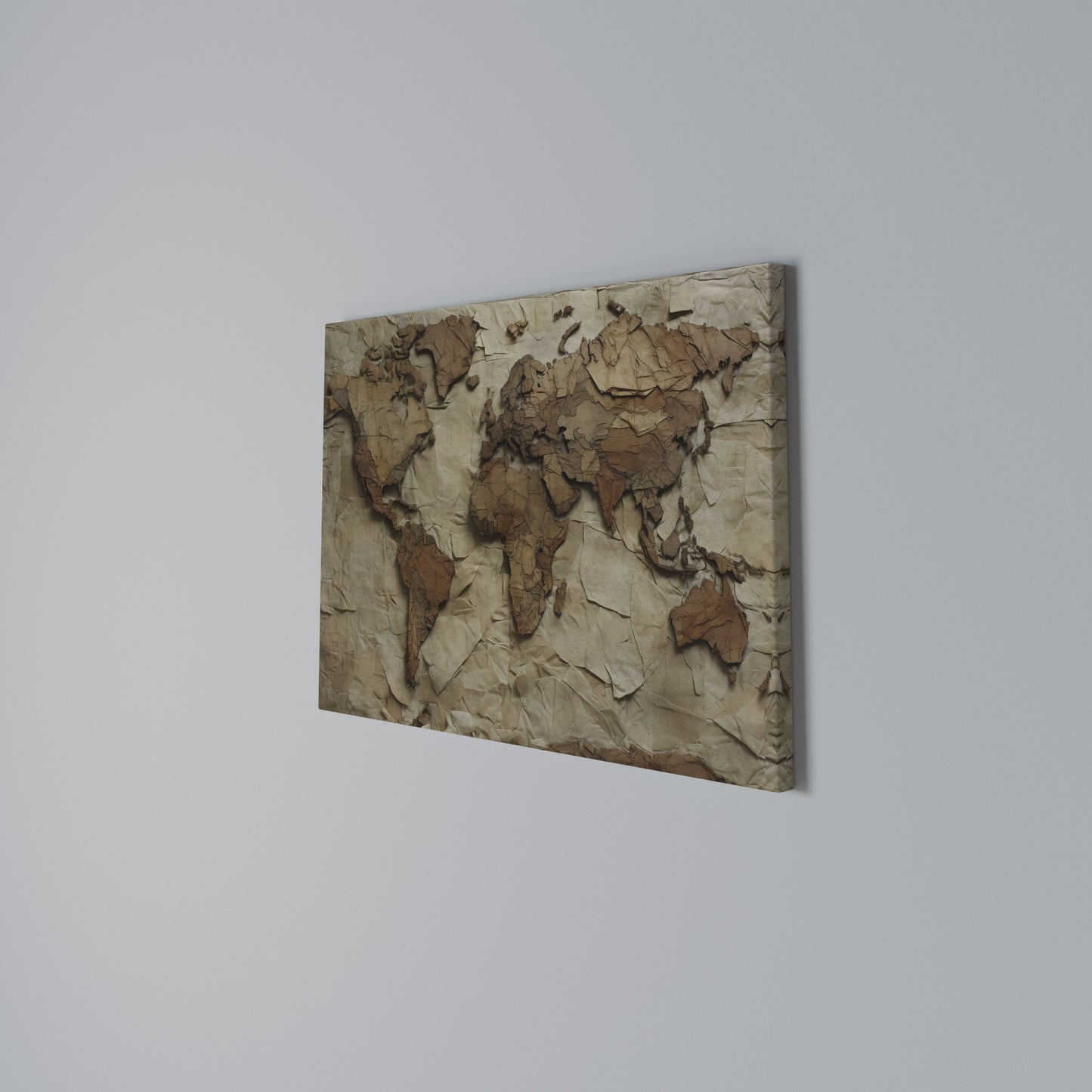 PAPERY PLANET LANDSCAPE Horizontal Canvas Print