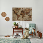 PAPERY PLANET LANDSCAPE Peel and Stick Horizontal Poster